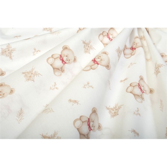 Πάνα Χασέ Dimcol Newborn Bear 716 80x80 White-Beige