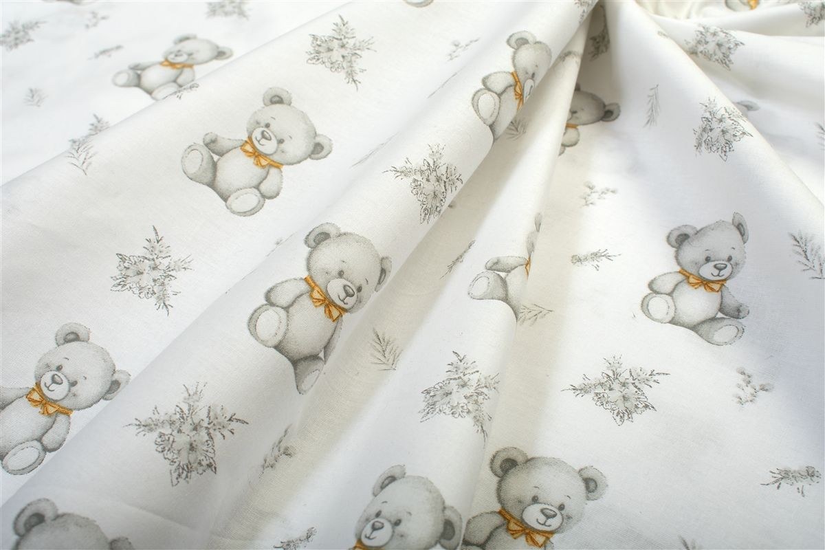 Πάνα Χασέ Dimcol Newborn Bear 717 80x80 White-Grey