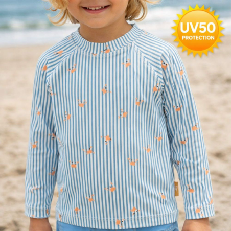 Μπλούζα Fresk Stripes & Crabs Με Προστασία UV50