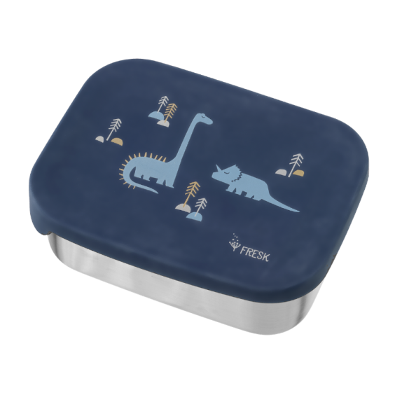 Δοχείο Φαγητού Fresk Με Καπάκι Σιλικόνης Dino FR-FD600-10