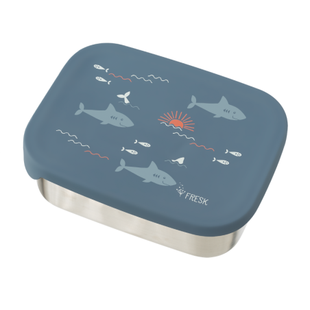 Δοχείο Φαγητού Fresk Με Καπάκι Σιλικόνης Shark FR-FD600-88
