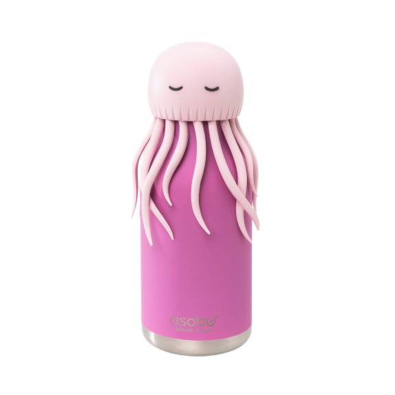 ASOBU Παγούρι Ανοξείδωτο Bestie - Jellyfish Pink 460 ml