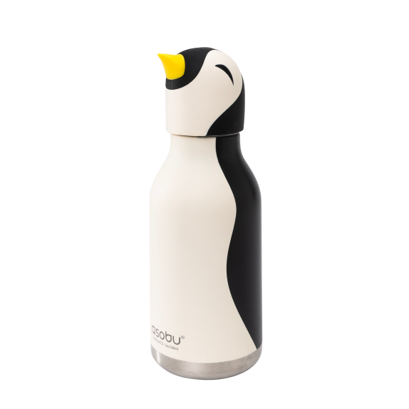 ASOBU Παγούρι Ανοξείδωτο Bestie - Penguin Black/White 460 ml