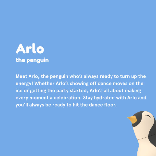 ASOBU Παγούρι Ανοξείδωτο Bestie - Penguin...