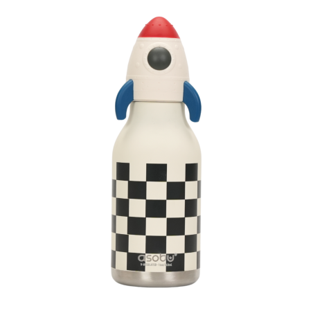ASOBU Παγούρι Ανοξείδωτο Bestie - Rocket Checker 460 ml