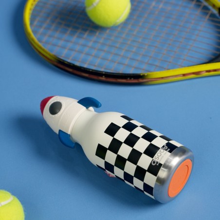 ASOBU Παγούρι Ανοξείδωτο Bestie - Rocket Checker 460 ml