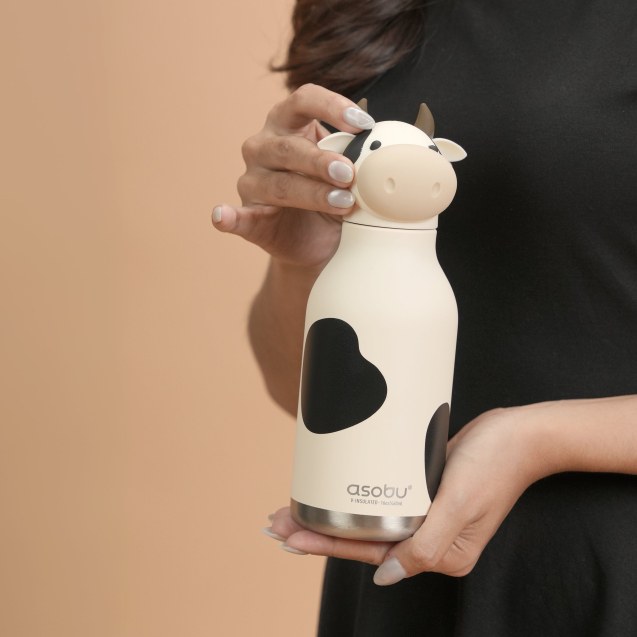 ASOBU Παγούρι Ανοξείδωτο Bestie - Cow 460 ml