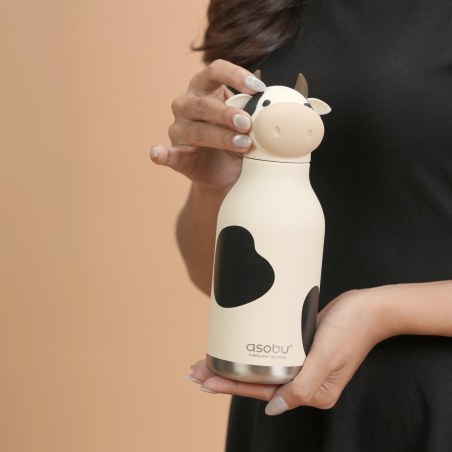 ASOBU Παγούρι Ανοξείδωτο Bestie - Cow 460 ml