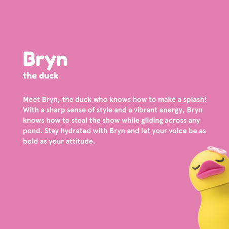 ASOBU Παγούρι Ανοξείδωτο Bestie - Ducky 460 ml