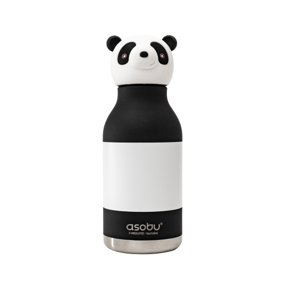 ASOBU Παγούρι Ανοξείδωτο Bestie - Black Panda 460 ml