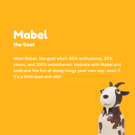 ASOBU Παγούρι Ανοξείδωτο Bestie - Goat 460 ml