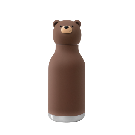 ASOBU Παγούρι Ανοξείδωτο Bestie - Brown Bear 460 ml
