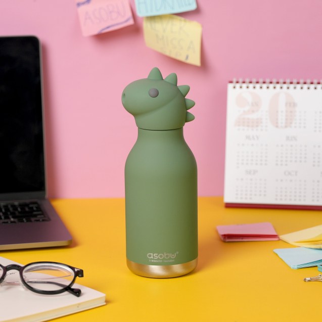 ASOBU Παγούρι Ανοξείδωτο Bestie - Dinosaur 460 ml