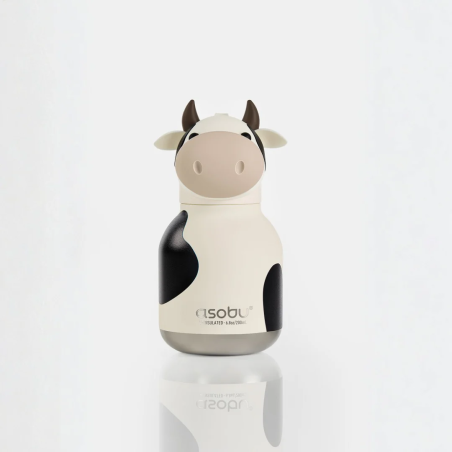 ASOBU Μίνι Παγούρι Ανοξείδωτο Bestie - Cow 200 ml
