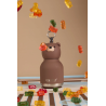 ASOBU Μίνι Παγούρι Ανοξείδωτο Bestie - Brown Bear 200 ml