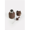 ASOBU Μίνι Παγούρι Ανοξείδωτο Bestie - Brown Bear 200 ml