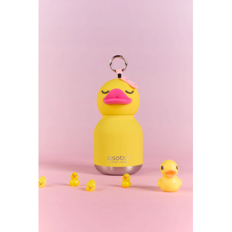 ASOBU Μίνι Παγούρι Ανοξείδωτο Bestie - Ducky 200 ml