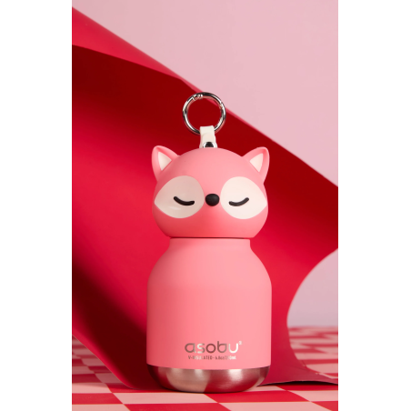 ASOBU Μίνι Παγούρι Ανοξείδωτο Bestie - Pink Fox 200 ml