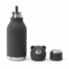 ASOBU Παγούρι Ανοξείδωτο Bestie - Black Bear 460 ml