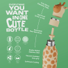 ASOBU Παγούρι Ανοξείδωτο Bestie - Giraffe Spots 460 ml