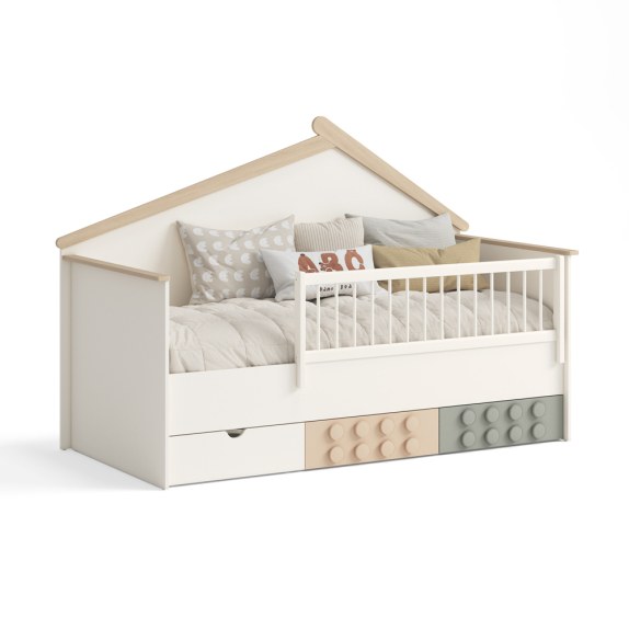 Montessori Κρεβάτι Bebe Stars Lego 90x200cm 481-07