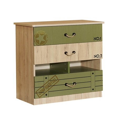 Montessori Συρταριέρα Bebe Stars Soldier 480-16
