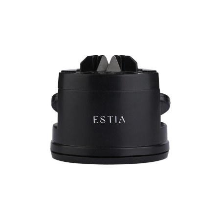 Estia Ακονιστήρι Μαχαιριών Μαύρο Με Βεντούζα Στήριξης