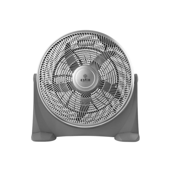 Estia Ανεμιστήρας Επιδαπέδιος Hurricane 50Cm 90W Ασημί