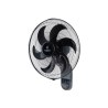 Estia Ανεμιστήρας Επιτοίχιος Bow 45Cm 75W Μαύρος Με Τηλεχειριστήριο
