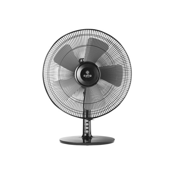 Estia Ανεμιστήρας Επιτραπέζιος Levanto 40Cm 55W Μαύρος