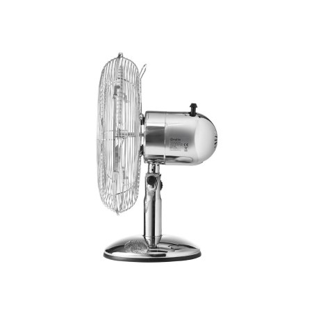 Estia Ανεμιστήρας Επιτραπέζιος Retroflow 30Cm 40W Μεταλλικός Ασημί