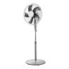 Estia Ανεμιστήρας Σταντ Επιδαπέδιος Aeropulse 40Cm 50W Με Στρογγυλή Βάση Βαρέως Τύπου Γκρι