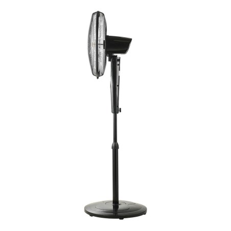 Estia Ανεμιστήρας Σταντ Επιδαπέδιος Aeropulse 40Cm 50W Με Στρογγυλή Βάση Βαρέως Τύπου Μαύρος