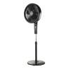 Estia Ανεμιστήρας Σταντ Επιδαπέδιος Aither 40Cm 45W Μαύρος Με Χρονοδιακόπτη