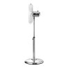 Estia Ανεμιστήρας Σταντ Επιδαπέδιος Retroflow 40Cm 50W Μεταλλικός Ασημί