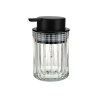 Estia Αντλία Σαπουνιού Alivio Γυάλινη Ανάγλυφη 300Ml 7.8X12.5Cm Διαφανής
