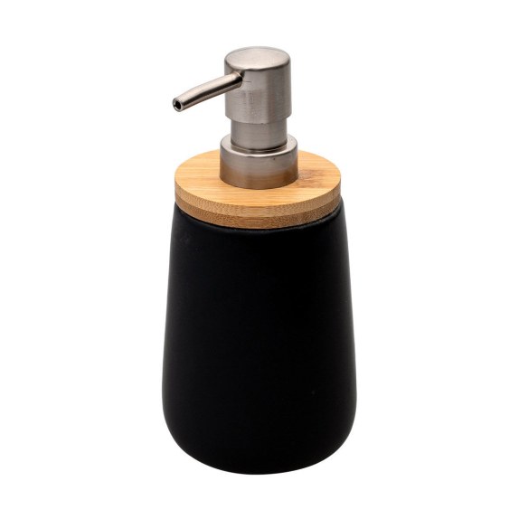 Estia Αντλία Σαπουνιού Bamboo Δολομίτη 360Ml Μαύρη