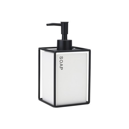 Estia Αντλία Σαπουνιού Cage 450Ml Κεραμική Λευκή Με Μεταλλικό Πλαίσιο