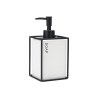 Estia Αντλία Σαπουνιού Cage 450Ml Κεραμική Λευκή Με Μεταλλικό Πλαίσιο