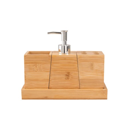 Estia Αξεσουάρ Μπάνιου Bamboo Essentials Με Δίσκο Σετ 3 Τεμ.