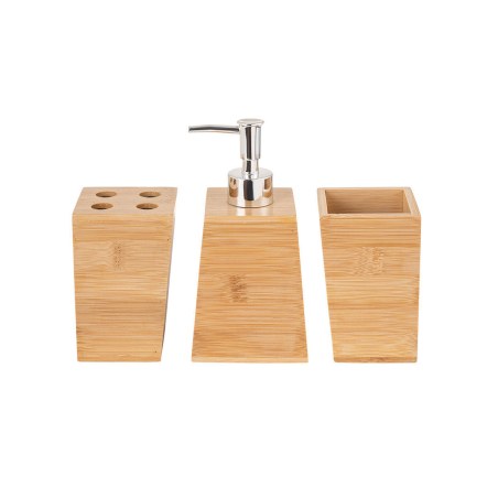 Estia Αξεσουάρ Μπάνιου Bamboo Essentials Με Δίσκο Σετ 3 Τεμ.