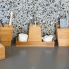Estia Αξεσουάρ Μπάνιου Bamboo Essentials Με Δίσκο Σετ 3 Τεμ.