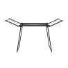 Estia Απλώστρα Δαπέδου Neo Black Μεταλλική 1.75X1.07X60 Πτυσσόμενη