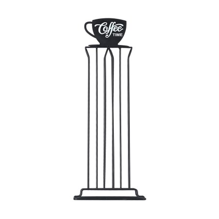 Estia Βάση Για Κάψουλες Espresso Metal Black Μεταλλική 36 Θέσεων Μαύρη