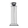 Estia Βάση Για Κάψουλες Espresso Metal Black Μεταλλική 36 Θέσεων Μαύρη