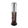 Estia Βάση Για Κάψουλες Espresso Metal Black Μεταλλική 40 Θέσεων Μαύρη