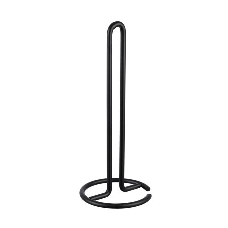 Estia Βάση Για Ρολό Κουζίνας Matte Black Από Κράμα Ψευδάργυρου