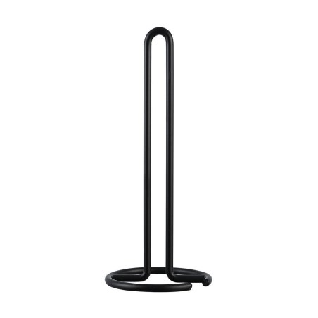 Estia Βάση Για Ρολό Κουζίνας Matte Black Από Κράμα Ψευδάργυρου