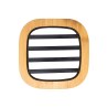 Estia Βάση Μαγειρικού Σκεύους Bamboo Essentials Μεταλλική 17X17X1Cm Μαύρο