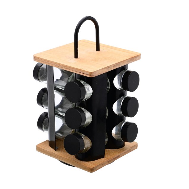 Estia Βάση Μπαχαρικών Bamboo Essentials Με 12...
